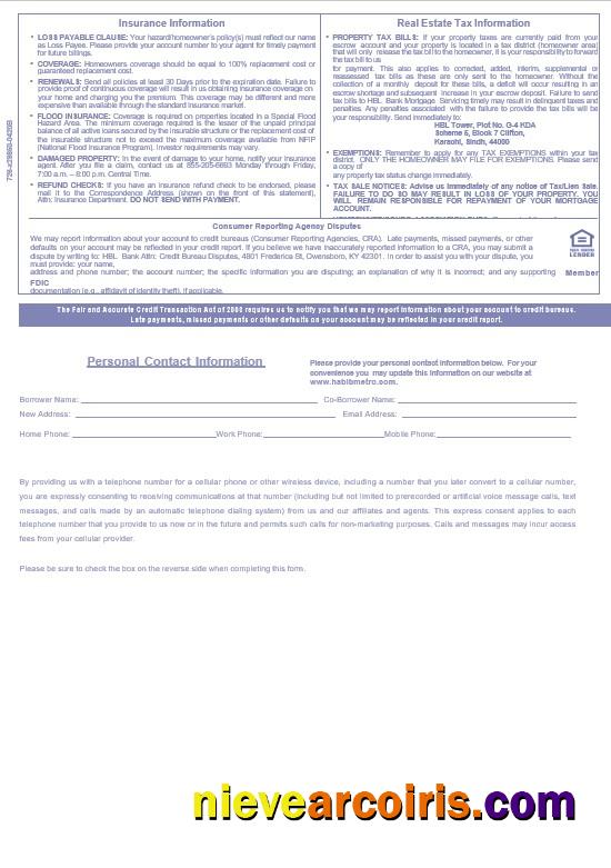 Pakistan Habib mortgage statement, 3 pages 3